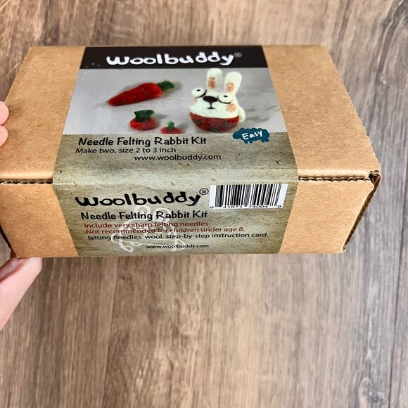 NEW Woolbuddy® Needle Felting Kit Bunny Rabbit - Picture 5 of 8